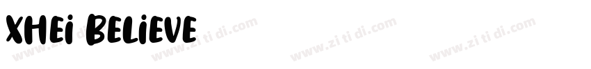 XHei Believe字体转换